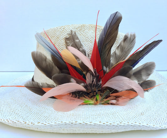 Hats by Felicity feather HAT-ON